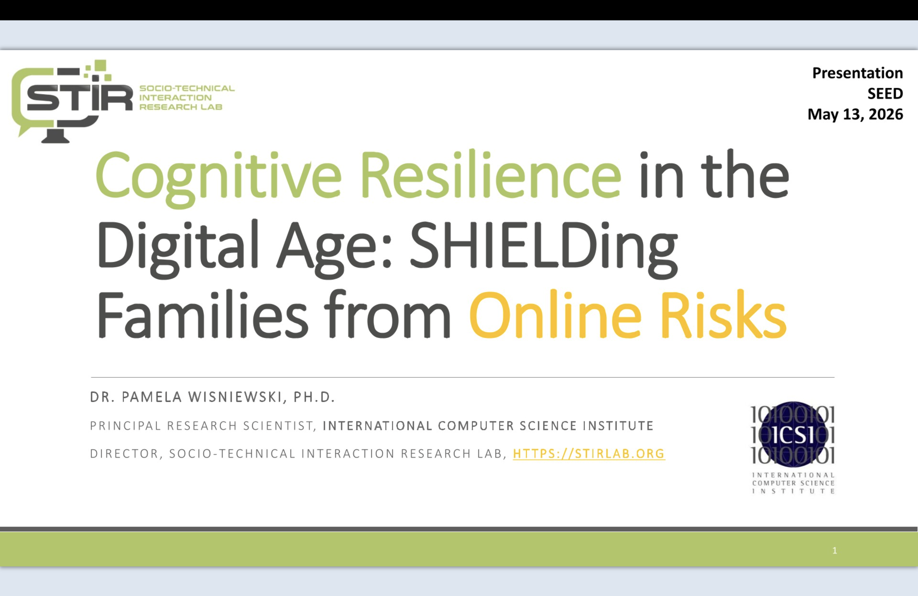 Wisniewski Presents at DISA
